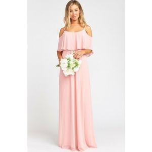 Show Me Your Mumu NWOT Caitlin Ruffle Maxi Dress